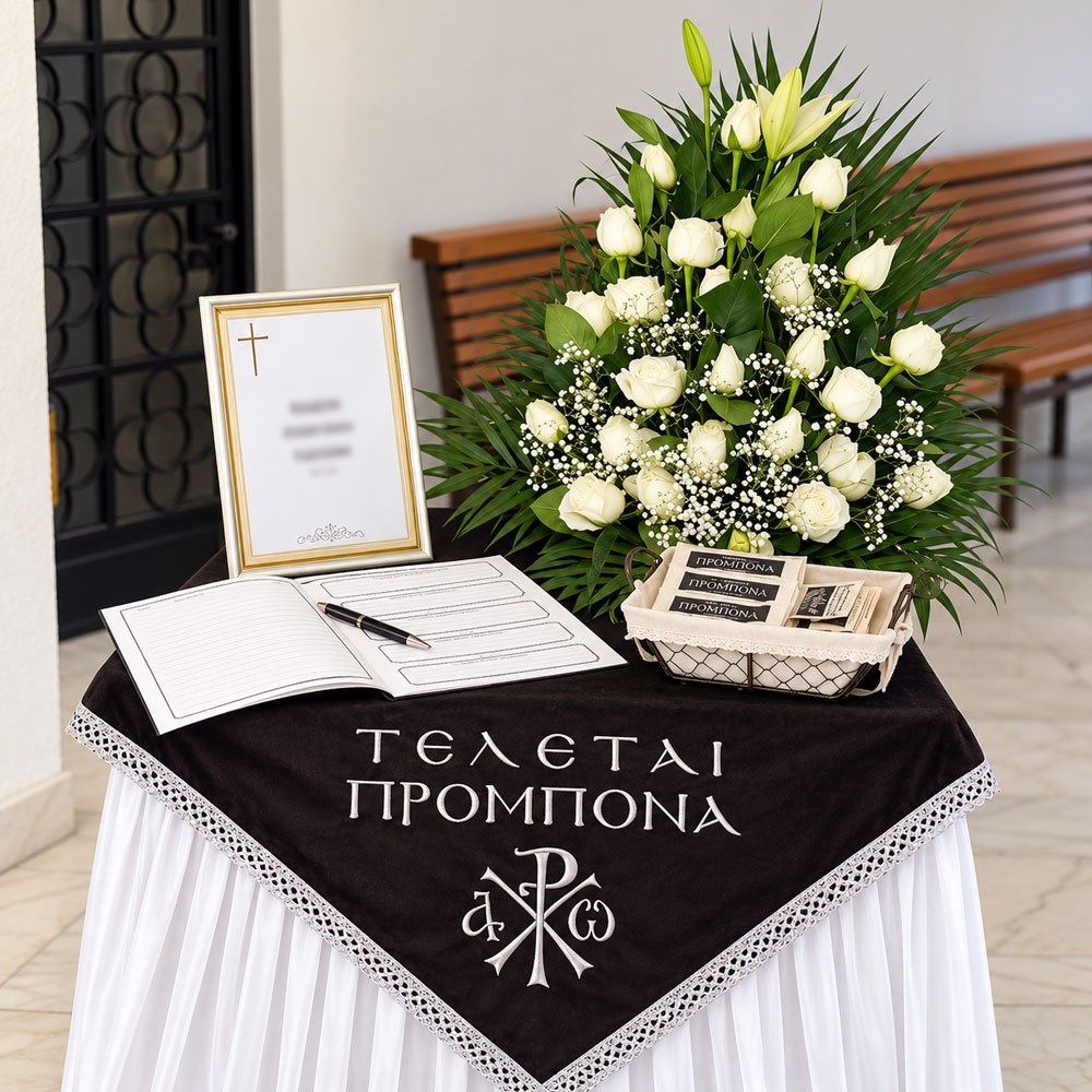 Μνημόσυνα Ανθοστολισμός εκκλησίας για μνημόσυνο